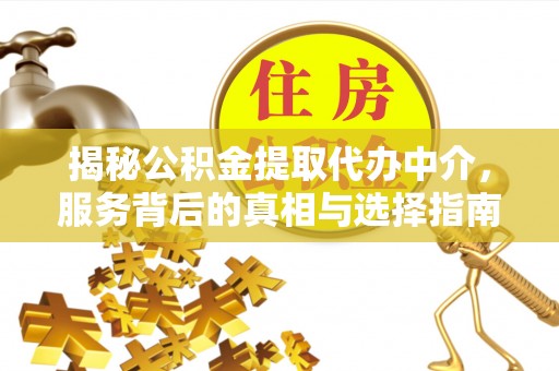 扎鲁特旗揭秘公积金提取代办中介，服务背后的真相与选择指南