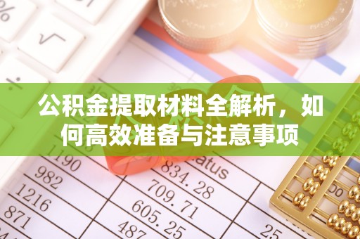 扎鲁特旗公积金提取材料全解析，如何高效准备与注意事项