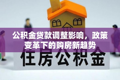 扎鲁特旗公积金贷款调整影响，政策变革下的购房新趋势